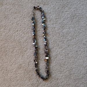 16" necklace made of some kind of stone